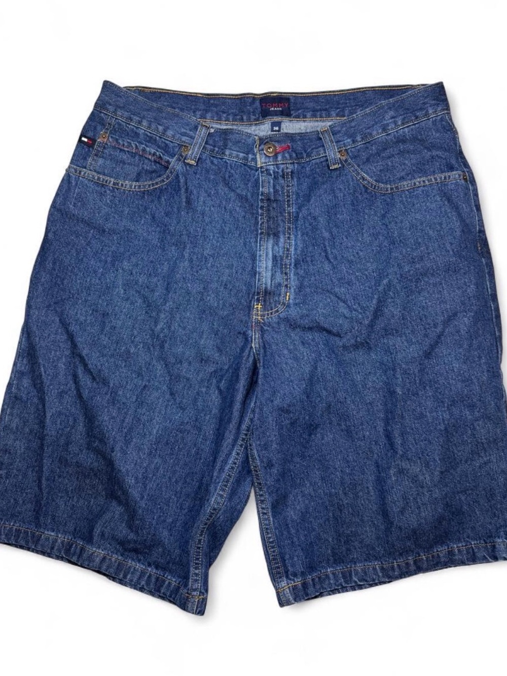 Tommy Hilfiger Men's Dark Blue Denim Jean Shorts